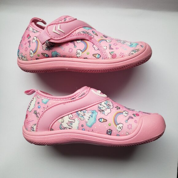 Dimerryi Kid Water Shoes Pink Lightweight Quick-Dry Non-Slip Beach Pool - Picture 2 of 12